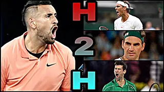 Kyrgios vs Big 3 - All 14 H2H Match Points (HD) • Who Can Beat the Big 3 ? #1