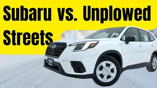 2024 Subaru Forester vs. Actual Blizzard