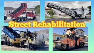 Street Rehabilitation (COMPLETE PROJECT) ~ ASPHALT MILLING & PAVING