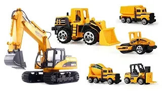 Excavator for Children - Learn Construction Vehicles for Kids - Toys for Kids