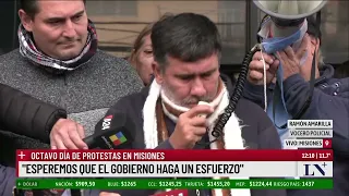 Ramón Amarilla, vocero de la policía de Misiones: "Que el gobierno haga el esfuerzo extraordinario"