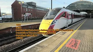 Trains at Newcastle Central Station and Doncaster Station on Tuesday 25/10/22 in Full 4K Ultra HD!