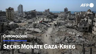 Sechs Monate Gaza-Krieg: Eine Chronologie | AFP