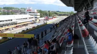 View from Main grandstand at 2016 Spanish Grand Prix