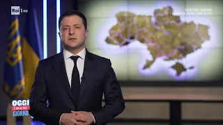 Ritratto di Volodymyr Zelensky - Oggi è un altro giorno 28/02/2022