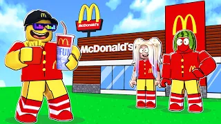 We Got Jobs Working at McDonalds in Roblox