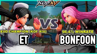 KOF XV 🔥 ET (Benimaru/Hinako/Heidern) vs Bonfoon (Gato/Hinako/Geese)