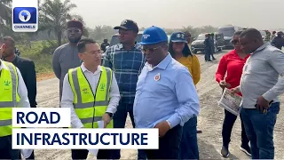 FULL VIDEO: Umahi Inspects Road Projects In Rivers, Threatens To Kick Out Errant Contractors