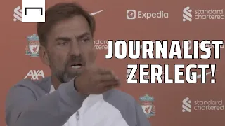 "Schau, wie du da sitzt!" Klopp attackiert Reporter wegen Katar heftig | Liverpool