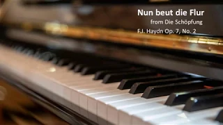 "Nun beut die Flur" from Die Schöpfung - F. J. Haydn (Piano Accompaniment)