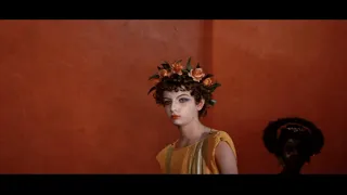 Satyricon (1969) by Federico Fellini, clip: Feast and flowers