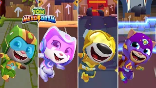 Talking Tom Hero Dash Power Plant Tom Vs Lunar Explorer Angela, Sunbeam Hank,Mighty Ginger Gameplay