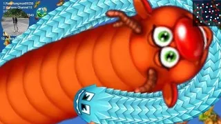 Worm's Zone.io 🐍 When Worms Crashed Video Ended 😱 Snake Best Gameplay #wormszoneio #io #snakegame