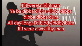 If I were a rich man - karaoke version