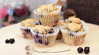 Coconut flour muffins with banana and berries | Gluten-free, Dairy-free, Refined sugar free, Paleo