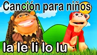 Canción la le li lo lu - El Mono Sílabo - Videos Infantiles - Educación para Niños #