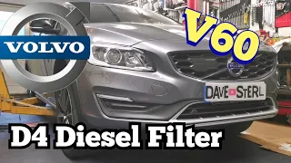 Volvo V60 D4 Diesel Fuel Filter Change