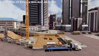 Tower Crane Installation Simulation