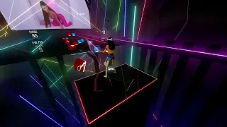 Beat Saber 7 rings Ariana Grande 8K HDR ULTRAHD RTX4090 60FPS Mixed Virtual Reality Gameplay 4K