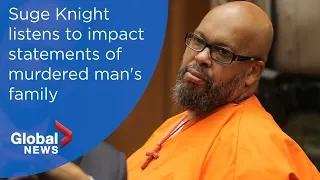 Suge Knight listens to victim impact statements