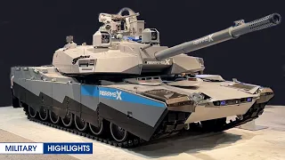 American Future Tank Unveiled: AbramsX Next Generation MBT