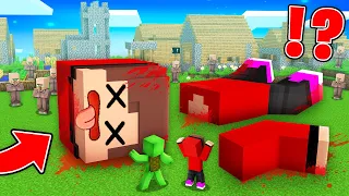 JJ And Mikey HAUNTED by TERRIBLE EVENTS And  SCARY MAN in Minecraft Maizen