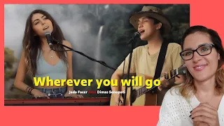 Reacting to Dimas Senopati ft. Jada Facer - Wherever You Will Go (The Calling)