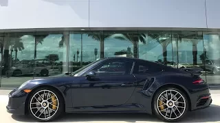 2017 Porsche Exclusive Night Blue Porsche 911 Turbo S 580 hp @ Porsche West Broward