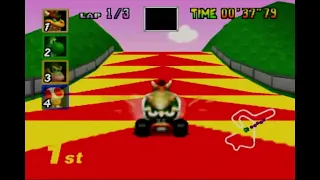 【N64】マリオカート64 クッパでスターカップ150ccに挑戦！ コースもむずかしい笑