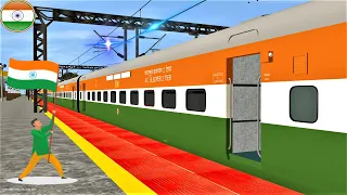 INDEPENDENCE DAY SPECIAL CELEBRATION IN INDIAN RAILWAYS🇮🇳🇮🇳 || TRAINZ 12 || JOURNEY VLOG!