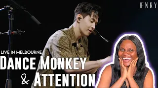 First Time Reacting To Henry Dance Monkey & Attention Live In Melbourne Reaction