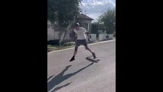 Standup Power-slide Progression (May 2020 - Present) #skateboarding #longboard #skate #longboarding