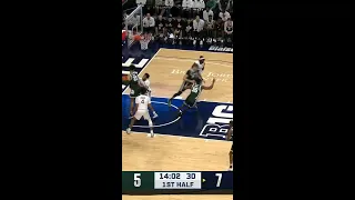 Coen Carr Transition Jam vs. Penn State | Michigan State Men's Basketball