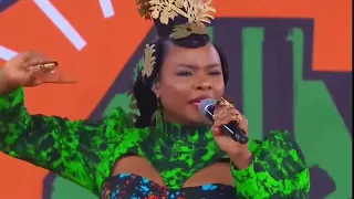 Yemi Alade, Magic System and Mohamed Ramadan perform Akwaba at the AFCON opening ceremony