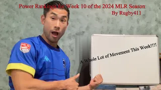 Power Rankings for Week 10 of the MLR 2024 Season Plus SuperBru Pick ‘Em Results by Rugby411