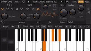 AWVR train horns on synth one