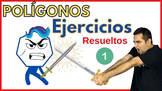 POLÍGONOS - EJERCICIOS RESUELTOS - NIVEL 1