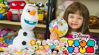 Disney TSUM TSUM Blind Bags Surprise Toys with Olaf from Frozen Kinder Playtime