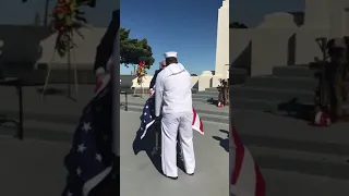 Pallbearers Lay Down SEAL Cmdr Seth Stone's Coffin at his Funeral