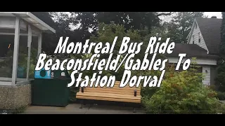 Lucky Canadian [2022]#14 Bus Ride Montreal,  Bus 405,  Beaconsfield to Station Dorval