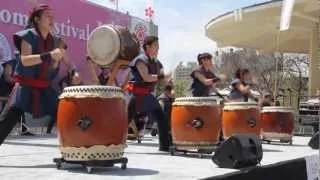 2012 SF Cherry Blossom Festival - SF Taiko Dojo and Oshiro Karate Dojo *Intercut