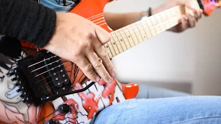 Iron Maiden - Wrathchild 30% faster guitar cover
