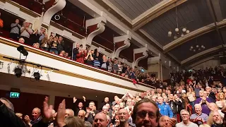 Final bow Steve Hackett Genesis Revisited Foxtrot at Fifty 7 Oct 2022. Leicester De Montfort Hall UK