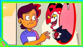 (Hazbin Hotel Comic Dub) Luz Hires IMP (#Shorts)