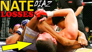 Nate Diaz All LOSSES in MMA Fights / Stockton’s BULLY Defeats