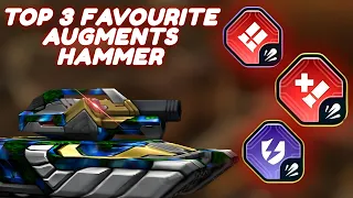 Tanki Online - Top 3 Favourite Augments For Hammer | MM Highlights!