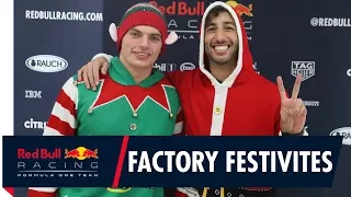 Factory Festivities | Daniel and Max visit the factory ahead of the holidays