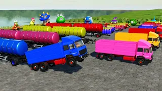 Deliver Blue Color Dump Truck Pick up Tankers in Adventures fs22 Game #farmingsimulator22