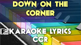 DOWN ON THE CORNER CREEDENCE CLEARWATER REVIVAL CCR KARAOKE LYRICS VERSION PSR S975