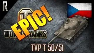 ► World of Tanks - Epic Games: TVP T 50/51 [6 kills, 13277 dmg]